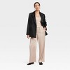 Women's Mid-Rise Straight Leg Satin Pull-On Pants - A New Day™ - 3 of 3