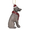 Design Toscano Weimaraner Holiday Dog Ornament Sculpture - 3 of 4