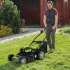Costway 40V 18''  Brushless Cordless Push Lawn Mower 4.0Ah Batteries & 2 Charger (2 x 20V) - 2 of 4