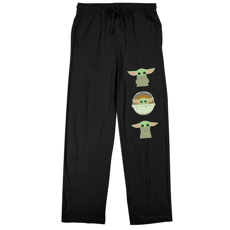 The Mandalorian Grogu Men's Two-Piece Short Sleeve Pajama Set, 3 of 6