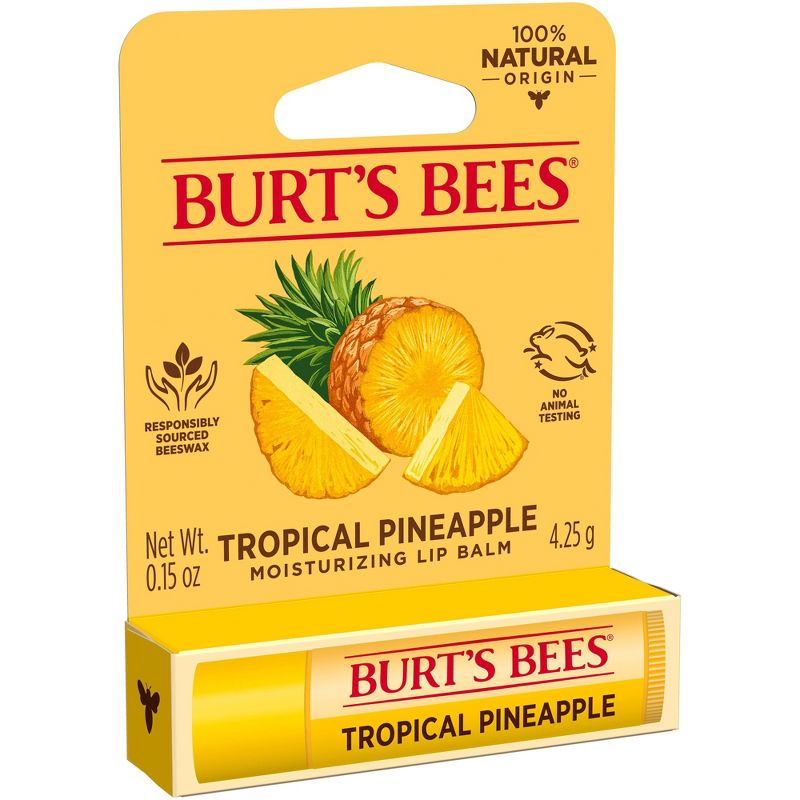 Burt&#39;s Bees Lip Balm - Pineapple - 0.15oz, 6 of 12