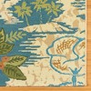 Reyn Spooner 2'x6' Kona Coast Fresco Lanai Flatweave Indoor Outdoor Accent Rug Blue - 2 of 4
