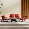 WestinTrends Avalon Outdoor 5-Piece Modular Sectional Patio Furniture Sofa Set - 2 of 4