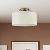 Livex Lighting Blossom 1 - Light Semi-Flush Mount in  Antique Brass - 2 of 4