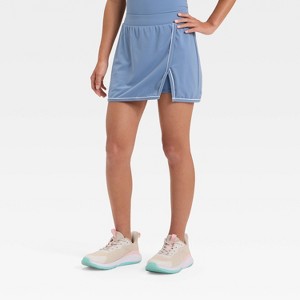 Girls' Everyday Soft Piped Skort - All In Motion™ - 1 of 3