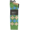 Memoi Zag Twist Cotton Blend Crew Sock 3 Pack - 4 of 4