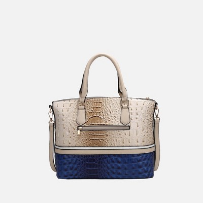 MKF Collection Autumn Crocodile Skin Tote Bag with Wallet by Mia K — фото 6