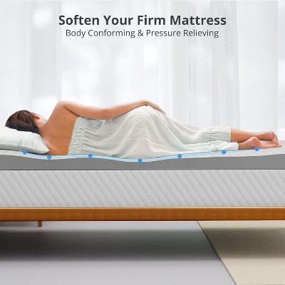 Vynxaria 3" Gel Memory Foam Queen Mattress Topper ¨C Soft, Cooling Comfort