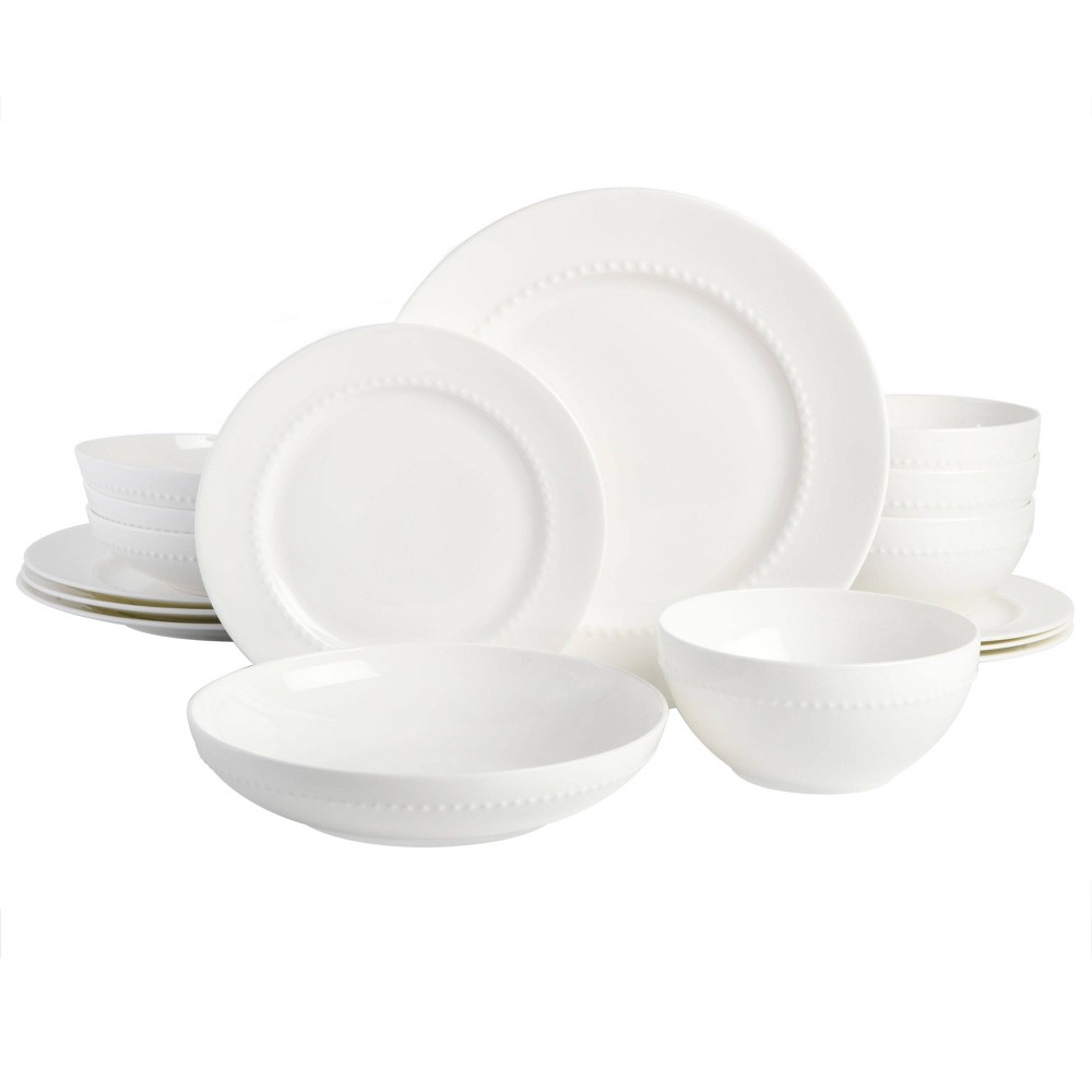 UPC 085081230263 product image for Gibson Elite 16pc Bone China Set - White | upcitemdb.com