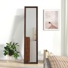 Tangkula 61" x 14.5" Full Length Mirror w/ Stand Solid Wood Frame Full Body Mirror - 4 of 4