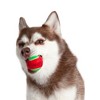 Midlee 1.5" Mini Squeaker Christmas Dog Tennis Balls - Red/Green Pack of 12 - 3 of 4