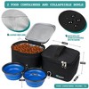 PetAmi Dog Travel Bag, Pet Supplies Organizer with Pockets, Food Container Collapsible Bowls, Gift Accessories Weekend Camping - 3 of 4