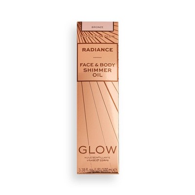 Makeup Revolution Radiance Shimmer Oil - Bronze - 3.38 fl oz