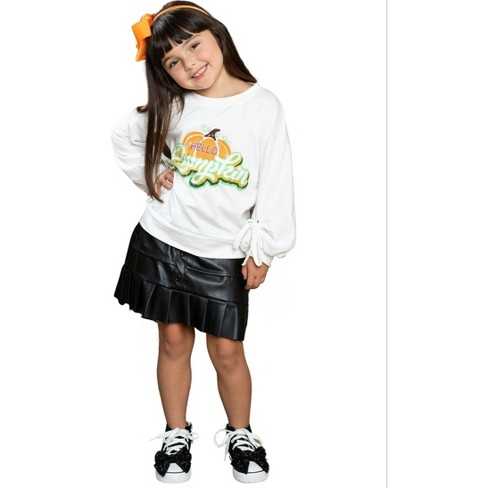 Girls Always Autumn Frill Pullover And Legging Set Mia Belle Girls