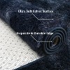Fluffy Runner Rug Soft Shag Plush Area Rug Non-Slip Nursery Dorm Fuzzy Bedside Rug Kids Room Home Decor Tie-Dye - 4 of 4