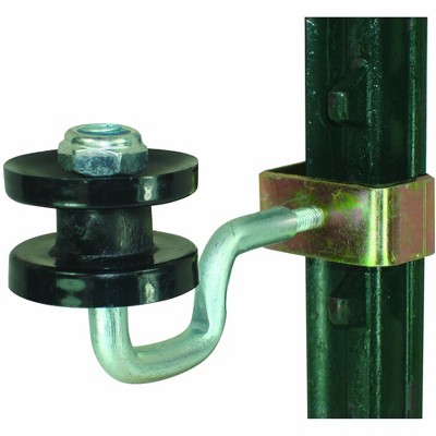 Field Guardian T Post - Corner Insulator - Polyrope - Black