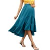 Maternity Dress High Waist Maternity Patchwork Long Skirt - 2 of 4
