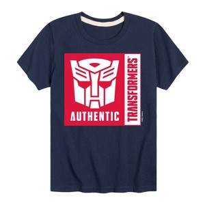 Boys' - Transformers - Red Logo Short Sleeve Graphic T-Shirt - 1 of 3