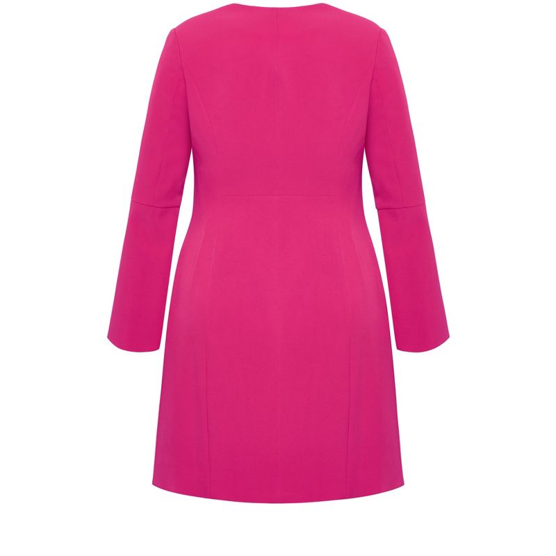 Women's Plus Size Kallie Dress - pink | CITY CHIC, 5 of 7