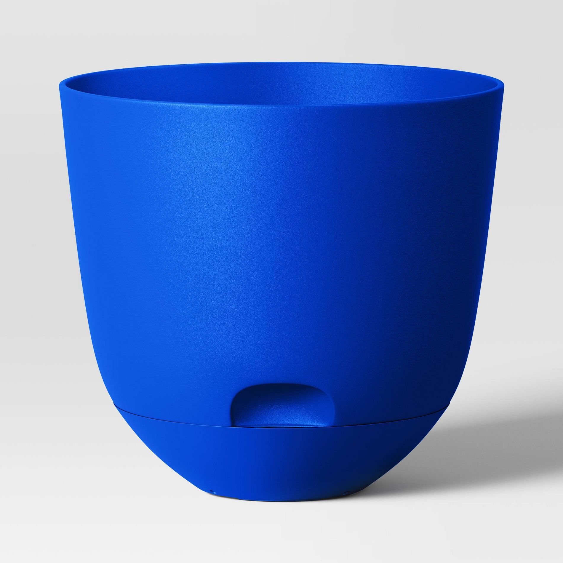 Self-Watering Plastic Indoor Outdoor Planter Pot Blue 12"x12" - Room Essentials™
