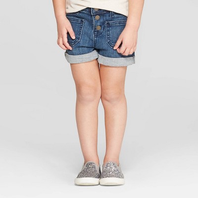 little girls denim shorts