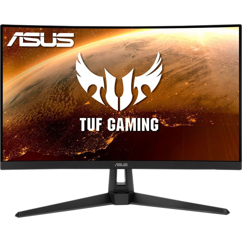 ASUS TUF VG27WQ1B 27 Inch WQHD 2560 x 1440 1ms MPRT 165Hz 16:9 FreeSync Premium Curved Widescreen Gaming LCD VA Monitor, Black, 2 of 7