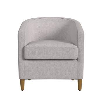 Modern Woven Barrel Accent Chair - HomePop