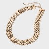 Watchband Chainlink Necklace - A New Day™ Gold - 3 of 4