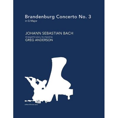 Brandenburg Concerto No. 3 in G major (arranged for piano, four-hands) - (Paperback)