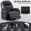 Power Lift Chairs For Elderly,Heated Massage Recliner,Lift And Recline Chairs With Cup Holders And USB Charge Port-Cuddlewood - 3 of 4