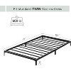 Jojoka Bed Frame, Heavy Duty Metal Platform with Steel Slats, Noise-Free, Under Bed Storage, No Box Spring Needed, Easy Assembly - 2 of 4