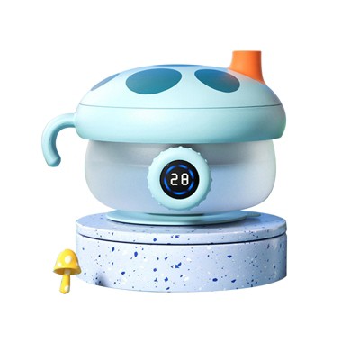 AOSTIRMOTOR Keep Warm Kids Stainless Steel Food Bowl Baby Food Warmer Bowl Portable Warmer Bowl