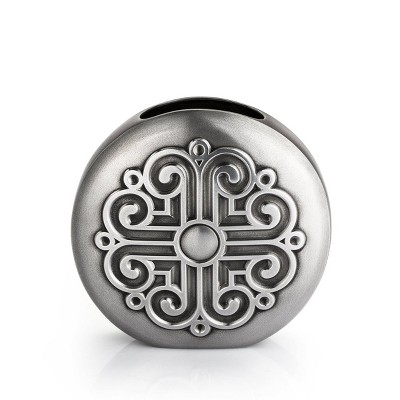 Royal Selangor Hand Finished The British Museum Collection Pewter Floriate Bud Vase Gift
