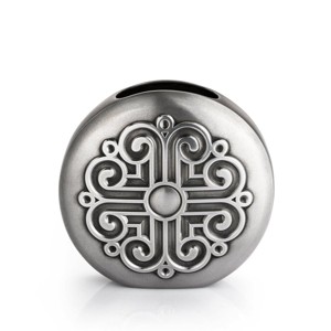 Royal Selangor Hand Finished The British Museum Collection Pewter Floriate Bud Vase Gift - 1 of 4