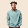 Dalix Cappuccino Embroidered Fleece Crewneck Long Sleeve Sweatshirt Mens - 2 of 4