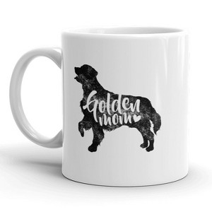 Crazy Dog T-Shirts Golden Mom Mug Cute Golden Retriever Dog Coffee Cup - 11oz - 1 of 4