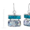 Silpada 'Dreams Possible' Sterling Silver Turquoise and Roman Glass Drop Earrings - 4 of 4