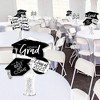 Big Dot of Happiness 2025 Black and White Graduation Party Centerpiece Sticks - Showstopper Table Toppers - 35 Pieces - 2 of 4