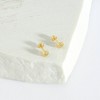 Girls' Round Bezel Screw Back 14k Gold Earrings - In Season Jewelry - 4 of 4