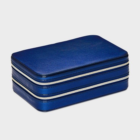 Velvet Textured Organizer Jewelry Box - A New Day™ : Target