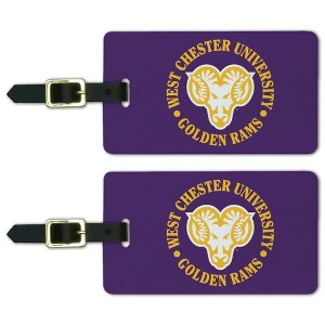 West Chester University Primary Logo Luggage ID Tags Suitcase CarryOn Cards  Set of 2 - 1 of 4