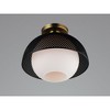 Maxim Lighting Perf 1 - Light Flush Mount in  Black/Satin Brass - 2 of 4