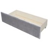 NicBex 79.1" Daybed with Storage Upholstered Day bed Velvet Fabric Twin Size Daybed with 2 Spacious Drawers and Waved Arms for Apartment - 4 of 4
