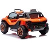 12V Licensed Volkswagen Kids Ride-On Car, Electric Toy with Parent Remote Control, LED Lights, Bluetooth, MP3 Player, Battery-Powered Vehicle - 4 of 4