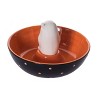 Transpac Dolomite Vintage Ghost Candy Bowl 25oz Multicolor Ceramic Serving Bowl Halloween Tabletop Decoration - 4 of 4