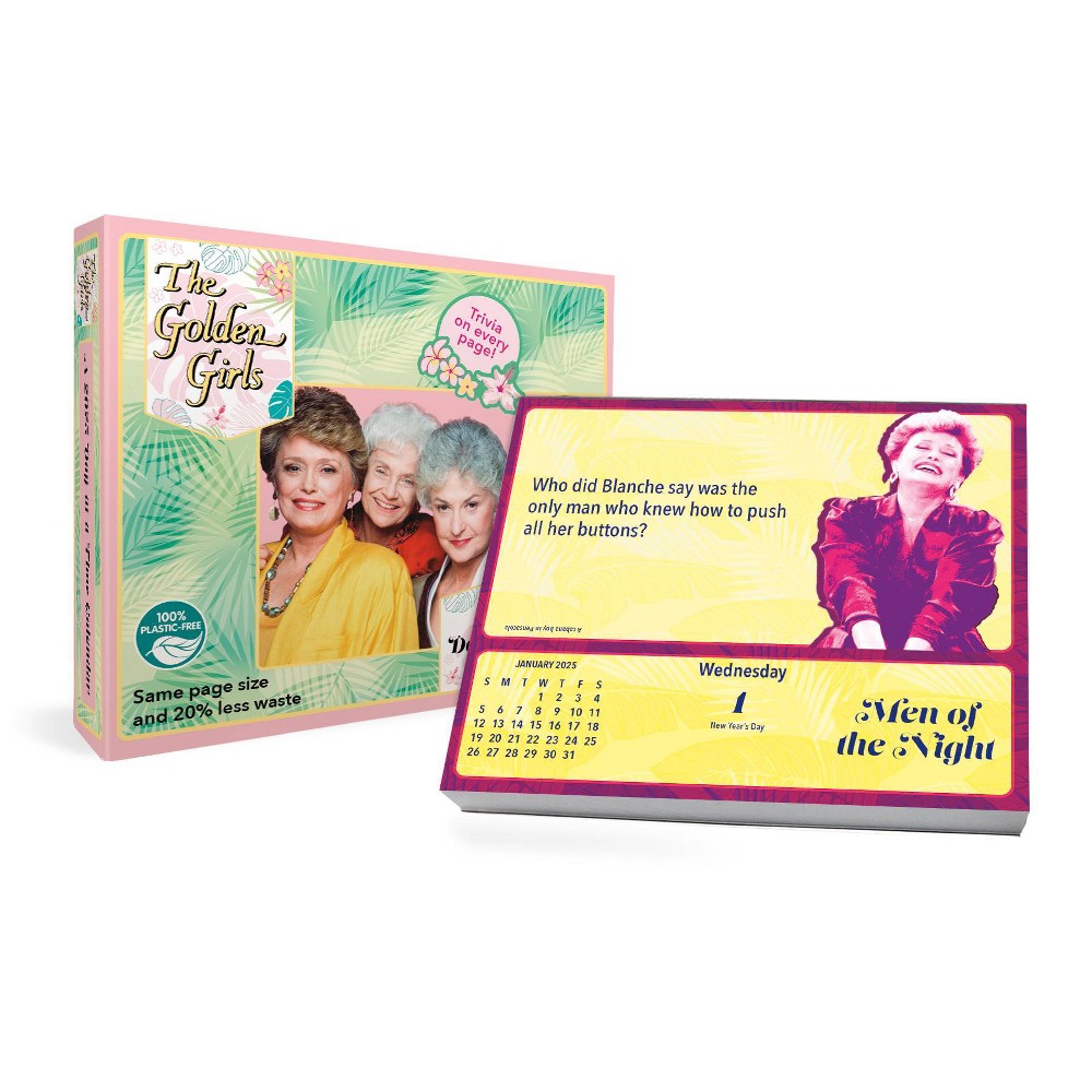 Photos - Planner Trends International  Golden Girls Day at a Time Box Calendar 2025