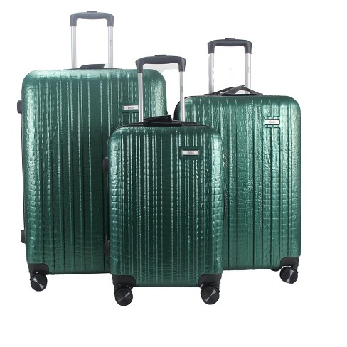 Mirage Luggage Danae ABS Hardshell Lightweight 3-Piece Luggage Set with 360° Dual Spinning Wheels and Combo Lock - image 1 of 4