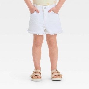 Toddler Girls' Lace Cut-Off Jean Shorts - Cat & Jack™ - 1 of 3