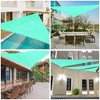 LAGarden 20FT 97% UV Block Triangle Sun Shade Sail - 3 of 3