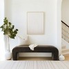 60"End Of Bed Bench King Size,Velvet Bedroom Bench Seat Waterfall Bench,Breakfast Nook Bench,Window Bench In The Living Room,Bedroom-Cuddlewood - 2 of 4